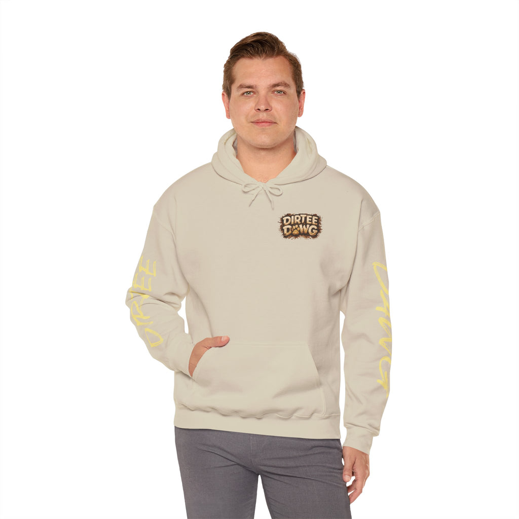 DIRTEE DAWG Logo & Sleeve Print Hoodie