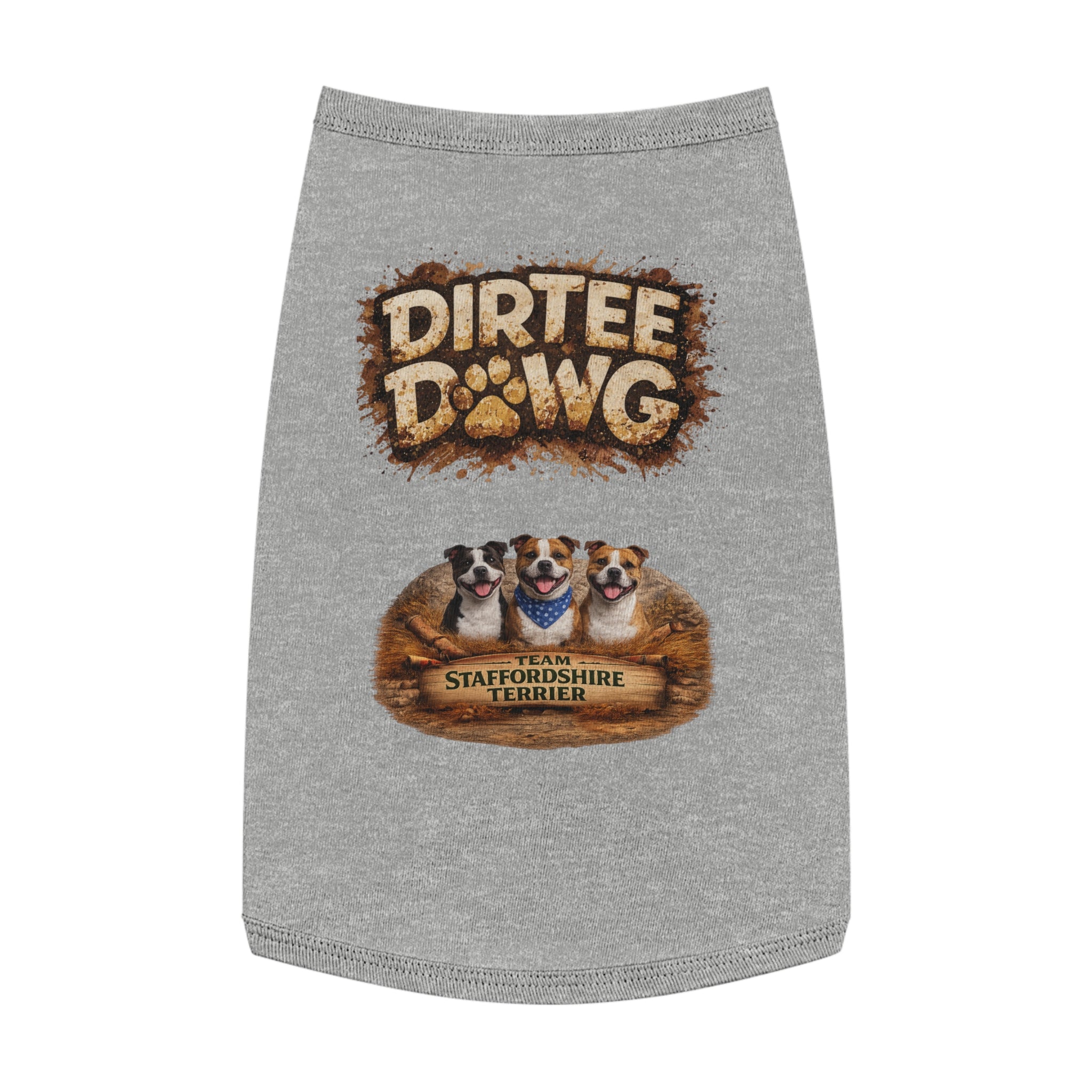 "Dirtee Dawg"  Sweater Staffordshire terrier