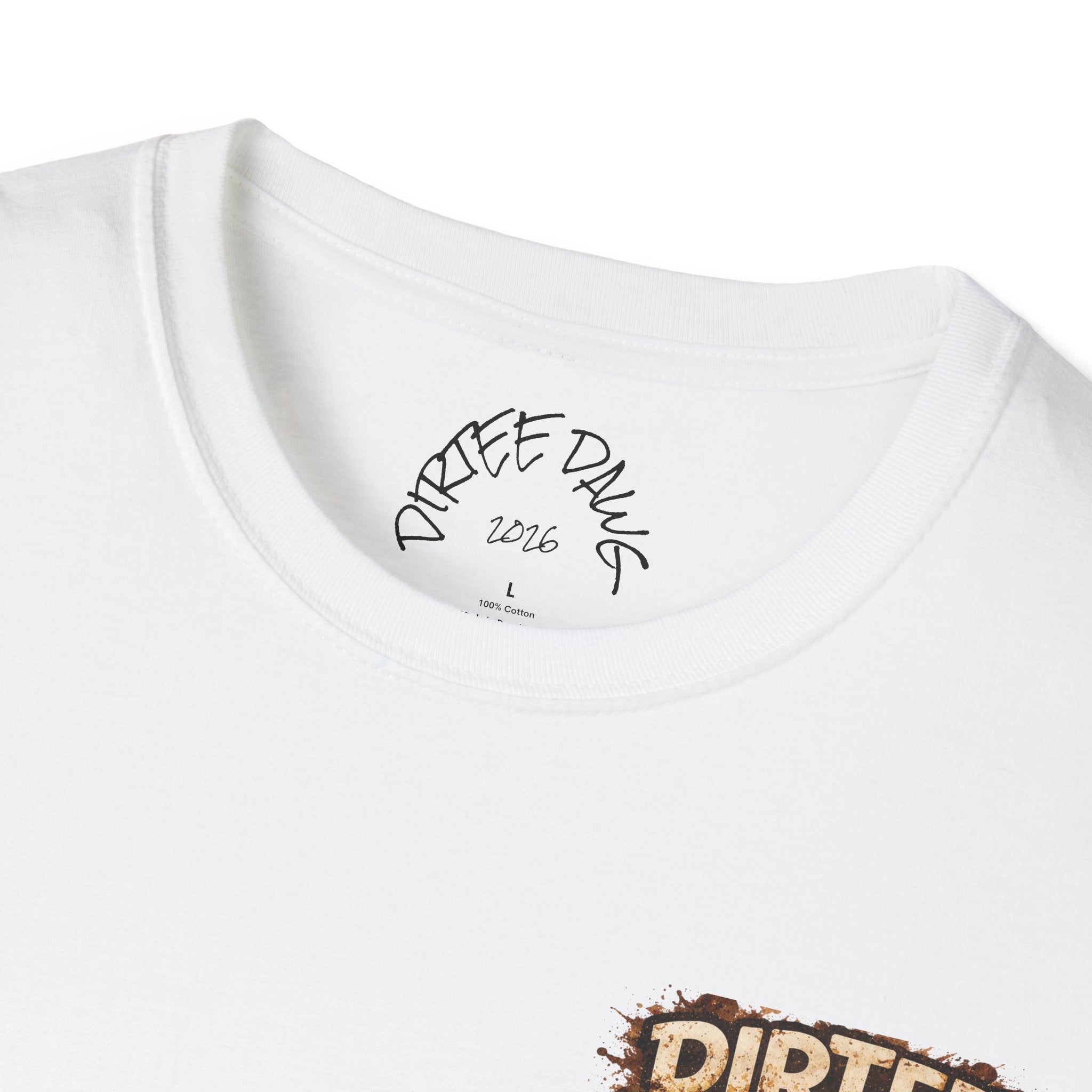 "DIRTY PAWS" Slogan Tee