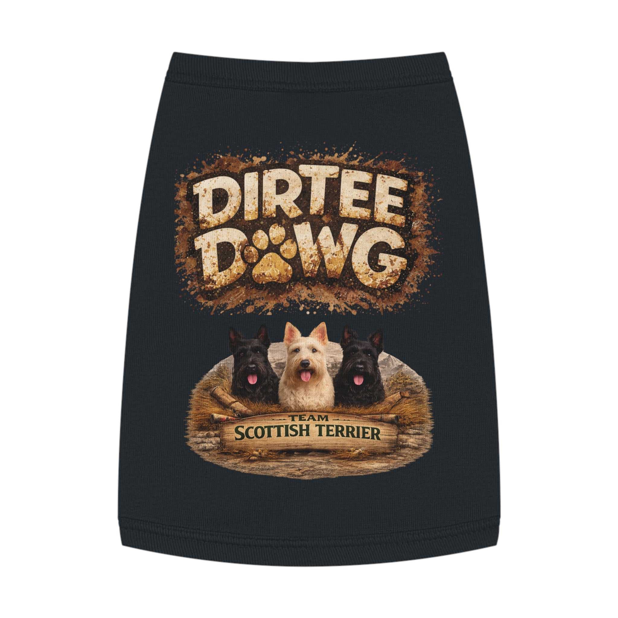 Dirtee Dawg Sweater Scottish Terrier
