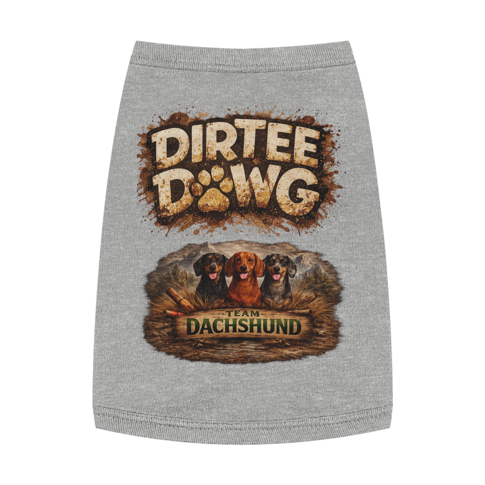 Team Dachshund Sweater | "Dirtee Dawg"
