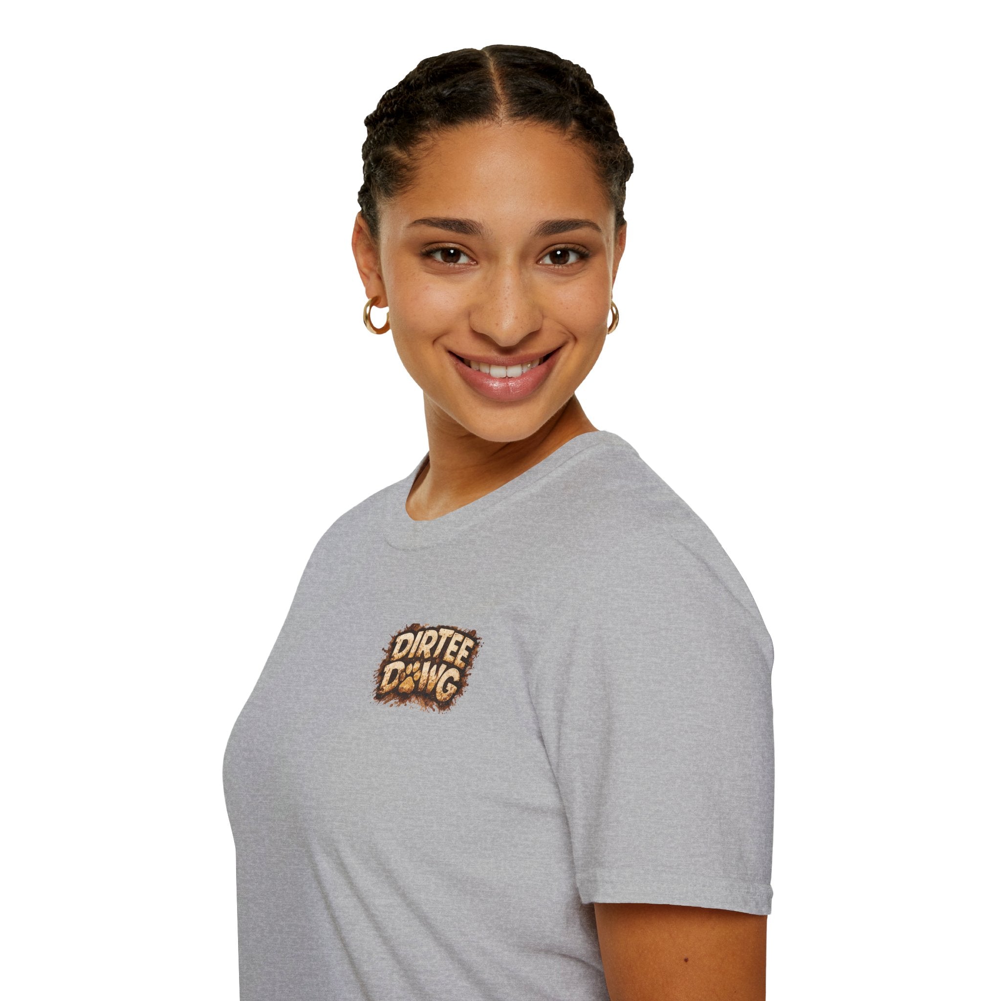 Slogan Tee 'Dog Walking Is A Team Sport' Graphic