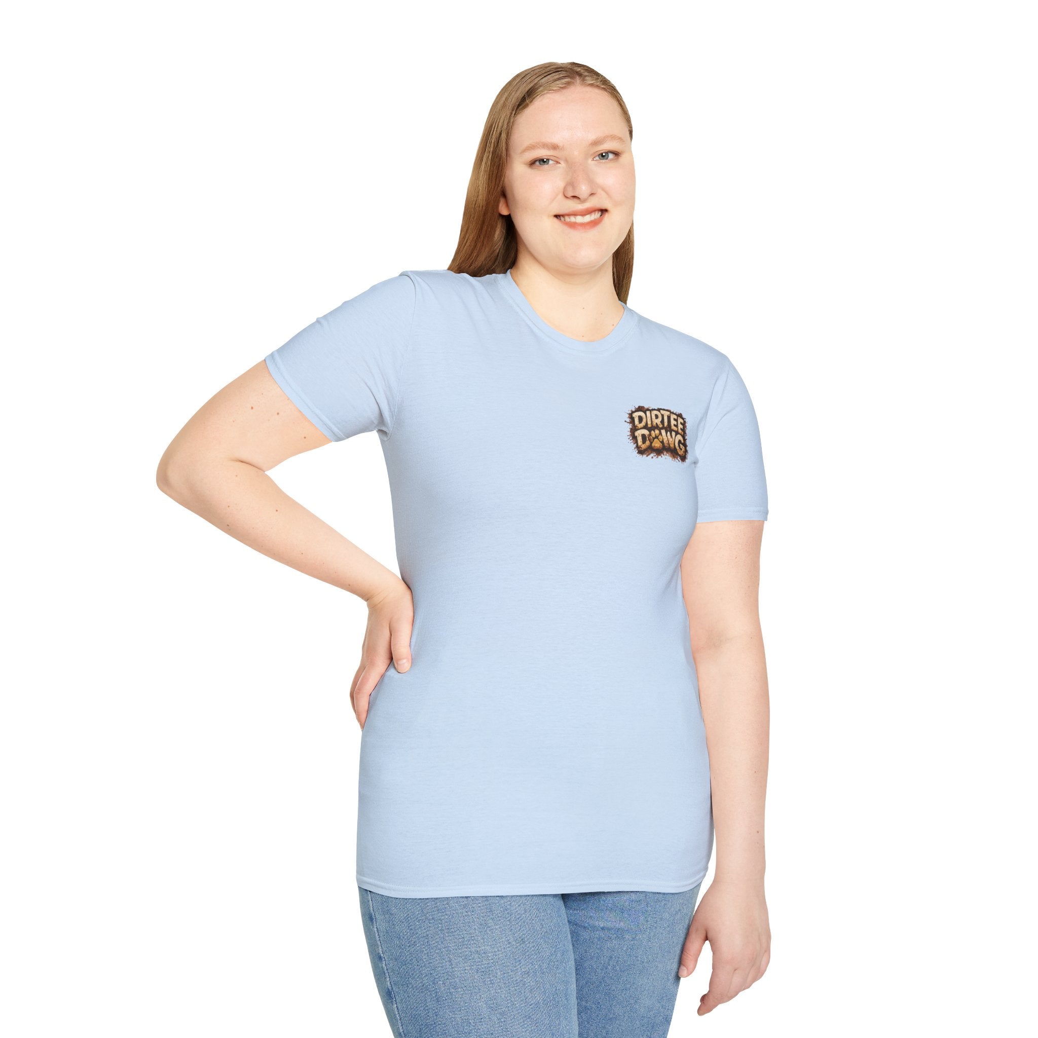 Slogan Tee 'Dog Walking Is A Team Sport' Graphic